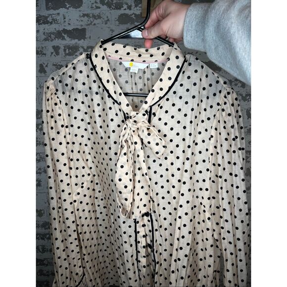 Boden Tops - Boden | women sheer blouse velvet polka dots